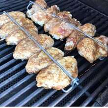 Tenedor para barbacoa, herramienta básica de parrilla para pollo - Talla única - Ver 2