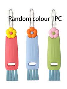 3 合 1 杯盖刷、多用途缝隙清洁刷、瓶盖清洁剂、多用途缝隙清洁刷、杯子水槽瓶刷杯子清洁工具、厨房、浴室、家居、家居用品