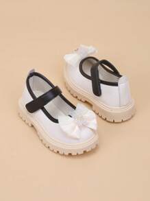 Girls' Leather Princess Shoes, New Spring Autumn Kids Shoes, British Style For Toddler