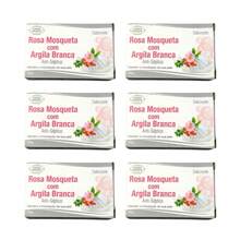 KIT 6 Natural Antiseptic Rosehip Handmade Facial Soap With White Clay 90g - Lianda - 粉色 - 查看 1