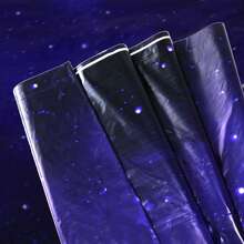 1pc Purple Galaxy Tablecloth, Square Plastic Tablecloth, Waterproof & Stain Resistant, Durable & Easy To Spread, Suitable For Events, Picnics, Camping Etc.