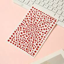 1 张水钻面部纹身贴纸，适用于万圣节派对，面部珠宝节化妆眼部珠宝贴在水钻上，适用于面部、头发、身体、眼睛，包装随机 - 彩色 - 查看 10