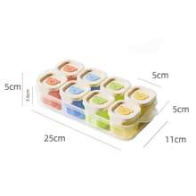 50ml Baby Food Tray, Steamer Mold, Meal Prep Storage Freezer Trays, Infant Puree Ice Cube Tray - Multicolor - View 3