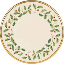 Lenox 146504010 Holiday Salad Plate, Christmas Dinnerware - Red and Green - View 1