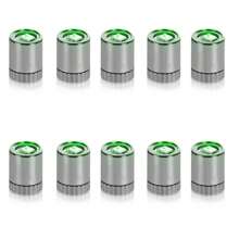 10Pcs LED Mini Lights, Small Led Lights For Dollhouse Silver Plastic Battery Included Doll House Electric Lights For Paper Lantern Party Decoration Crafts Dollhouse Accessories - Green - View 2