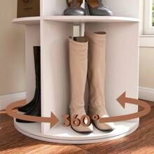 Rotating Shoe Rack Tower, 7-Tier/6-Tier Spinning Shoe Rack, Free Standing 360° Revolving Shoe Organizer, High Bottom Design Shoe Tower Spinning Storage Lazy Susany, Fits 28/24 Pairs Of Shoes