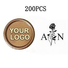 200 Pcs Wax Seals Stickers, Custom Logo Wax Stickers, Handmade Wax Seal Stickers For Wedding Invitation, Self-Adhesive Envelope Wax Stickers-Bronze,Back To School,School Supplies,Multi-Functional,Ornamental,Reusable,Modern,Colorful,Cute,Vintage,Cartoon,Kawaii,Custom,Personalized,Unique,Customized,Workers,Clients,Students,For Business/Work/Office,For School,School Supplies,Back To School,For Office,For School,For Classroom,For Teacher Gifts,For University,For Colleague,For Dorm Rooms,For Teacher,For Boys And Girls,For Teenagers,Junior High School Students,Middle School Students,High School Senior High School Students,College Students,University Students,Freshman,Sophomore,Underclassmen