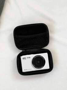 A Portable Mini Storage Bag With Y2k Star Heart Decoration Elements, Waterproof And Anti Drop Eva Material Hard Shell Camera Box, Shockproof Storage Box, Suitable For Storing Digital Cameras And Digital Products, Can Store Headphones