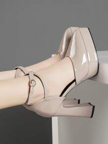 女士高跟镂空鞋，超高跟，粉色、杏色、白色、黑色、红色、银色、金色，时尚