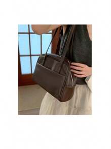 Small Niche Large Capacity Bag, Women's Autumn New Retro Armpit Bag, Versatile Large Capacity Tote Bag