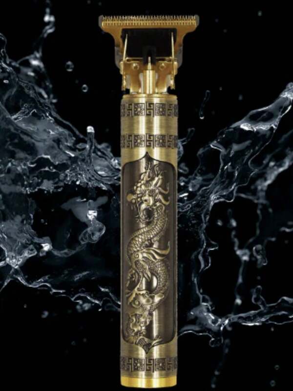 Máquina Dragon para Cabelo | Maquininha Dragão Para Corte, Aparo e Acabamento de Cabelo e Barba | Maquininha Dragão Recarregável e de Porte Fácil