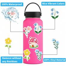 50Pcs Forest Fairy Stickers Vinyl Aesthetics Stickers Scrapbooking, Diary, Bumper, Skateboard, Water Bottle, Cartoon, Hard Hat, Car Stickers And Decals - Multicolor - View 7