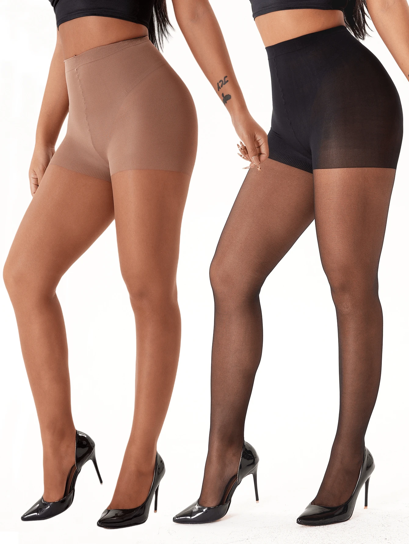 1 pièce Collants transparents sexy et 40D pour femmes