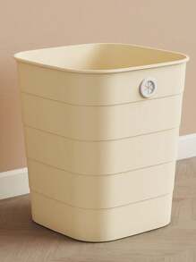 1 件装家用客厅卧室大容量垃圾桶，方形无边框垃圾桶，浴室垃圾桶