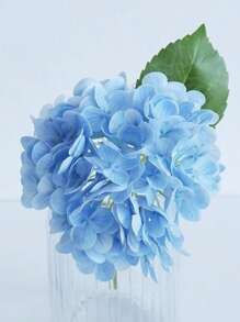 1 Pieza Hortensia artificial, flor de hortensia de textura realista, flor artificial, decoración de habitación, Pascua, arreglos, alta calidad de ramilla floral falsa, decoración del Eid Mubarak, para boda DIY, ramo, fiesta, sala de estar del hogar, jardín de cocina, oficina, regalo del Día de la Madre