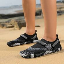 Men's Outdoor Water Shoes, Mesh Upper Low-Top Beach Walking Quick-Dry Swimming Shoes, Lightweight Breathable Indoor Workout Non-Slip Aqua Shoes