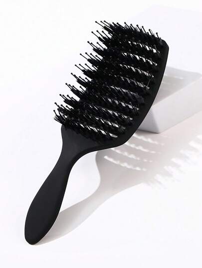 Perie pufoasă pentru păr uscat și umed - 1 pieptene curbat gol de dimensiuni mici - mâner din plastic ABS, pieptene de călătorie cu design portabil pentru păr obișnuit, perie de păr, pieptene, unealtă de păr, produse și accesorii pentru păr pentru frizerie, articole esențiale de călătorie, înapoi la școală, articole esențiale de călătorie pentru vacanță, accesorii de păr pentru femei, perie, perii de păr, perie de margine, perie de păr, pieptene de păr, pieptene de păr, perie de descurcat, perie bilă, perie de păr mini, set de perii de păr, pieptene din lemn, pieptene, perie cu spate neted, perie de păr, perie de margine, perie de păr, pieptene de păr, set de perii de păr, pieptene de păr, perie mini de păr, perie de descurcat, produse pentru păr, unealtă de păr, articole pentru păr, îngrijirea părului, perie de păr creț, frizerie, accesorii de frizerie, echipamente de coafură, articole esențiale de călătorie, articole esențiale de călătorie, coafură, coafură