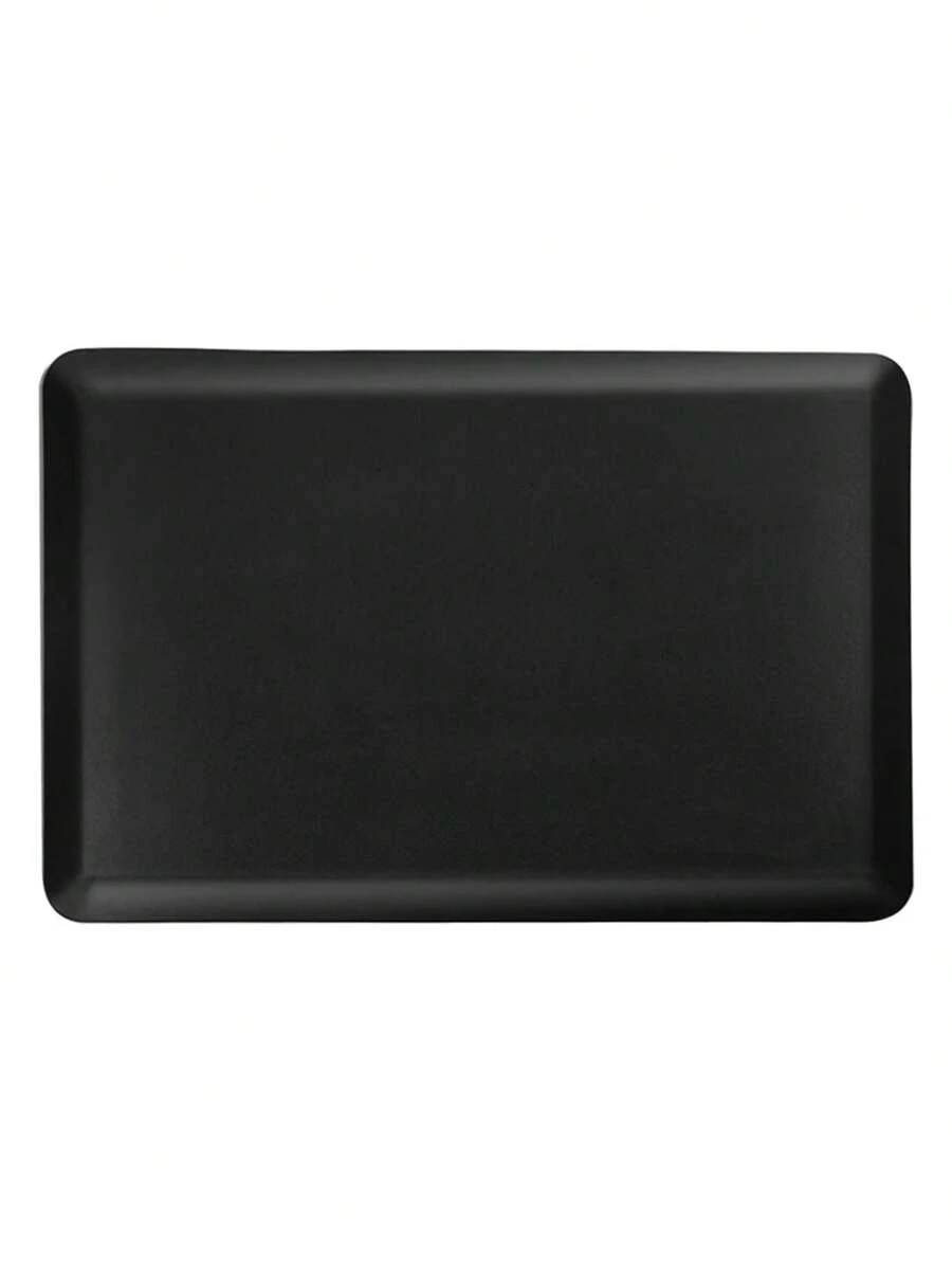 Tapete Antifatiga Cocina Hogar Oficina Impermeable 70x44 Cm - Negro - Ver 1