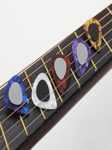 10/20/30pcs Guitar Picks With Anti-Slip Texture: Anti-Slip Picks In Various Thicknesses To Enhance Grip And Control