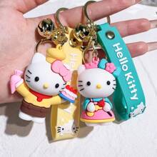 Sanrio Sanrio Countryside Sweet Couple Style Keychain Cartoon Anime Character Keychain Car Keychain Bag Cute Decoration Keychain Matching