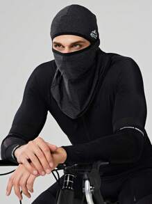 GOLOVEJOY 1pc Men's Lightweight Breathable Quick-Dry Sunscreen Headcover, Multifunctional Outdoor Sports Cycling Face Mask, Versatile Solid Color Unisex Headscarf