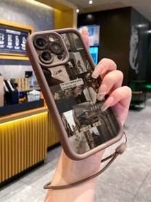 1pc Heart String Book Pattern Design Phone Case With Precise Camera Cutout, Shock Resistant Compatible With Iphone 11 Pro Max/12 Pro Max/13 Pro Max/14 Pro Max/15 Pro Max/IPhone 16 Plus/IPhone 16 Pro Max, Redmi, OPPO/Realme, VIVO, Infinix, Honor, OnePlus Waterproof Anti-Fall Scratch Resistant