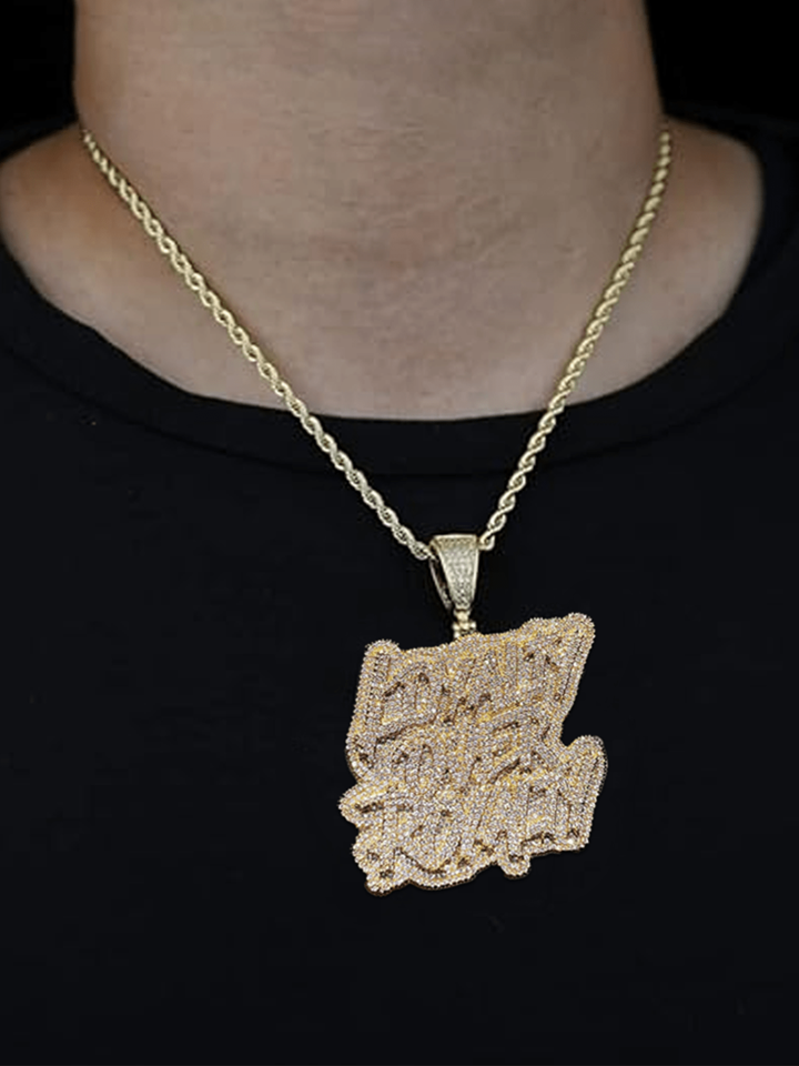 1pc Hip-Hop Shiny Cubic Zirconia 