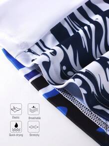 Camisa de pesca para exteriores de alto rendimiento, con tela suave y transpirable, mangas raglán y diseño divertido de pesca - Ropa de pesca - azul real - Ver 6