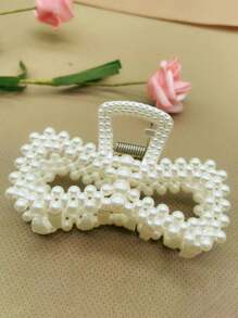 1-5 PCS Ins Style Temperament Pearl Grab Clip, Summer Senior Sense Of Large Hair Clips, Hair Claw Back Of Head Clip Headdress, Bridesmaid Proposal Gift, Pearl Bridesmaid Hair Clips, Bachelorette Party Gifts, Bridal Party Gifts, Hair Accessories