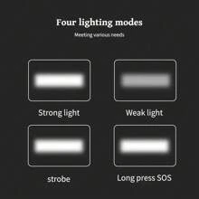 1pc COB Headlamp With 4 Lighting Modes (High/Low/Strobe/SOS) + USB Fast Charging, IPX4 Waterproof, 200m Wide Beam Angle For Night Fishing, Home Emergency, And Outdoor Work, Long-Lasting Battery, Portable, No Wiring Required