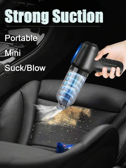 Handheld Cordless Vacuum Cleaner, Portable Car Vacuum Cleaner With Washable HEPA Filter, Mini Handheld Portable Vacuum Cleaner, And Various Accessories For Cars, Homes, And Kitchens
