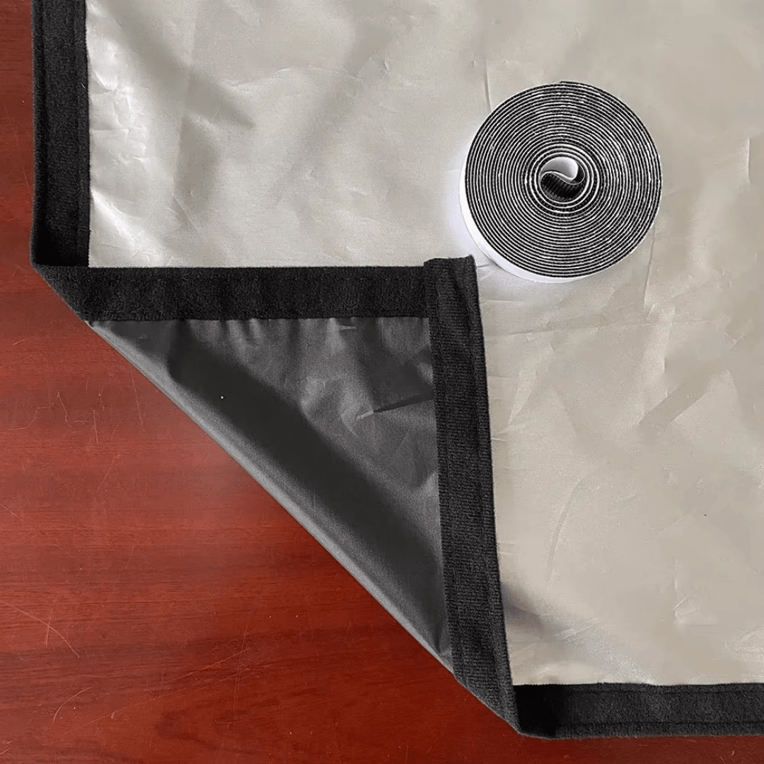 100% 遮光窗帘 防紫外线窗帘 百叶窗 全遮光帘 DIY 便携式薄膜可拆卸便携式旅行遮光布可拆卸临时遮光窗帘 适用于窗户卧室遮阳罩 - 彩色 - 查看 69