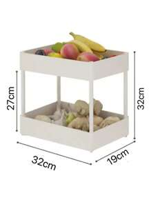 Crockery Cabinet & Kitchen Storage, Storage Racks - Black - View 9