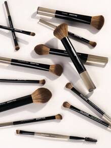 MAANGE Juego de 13 piezas de pinceles de maquillaje profesionales de tubo de aluminio suave y largo - incluye pinceles para base, sombras de ojos, cejas, mezcla, iluminador, corrector, aptos para polvos, líquidos y cremas. Ideal para uso diario y viajes, accesorios de maquillaje, regalo para amigos.