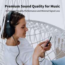 AUX Braided Audio Cable, Car Accessories Type-C/Lightning To 3.5mm Compatible With IPhone 14 13 12 11 Pro Max Plus, 3.5mm Plug Car Accessories - Multicolor - View 8