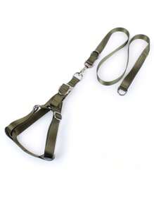 1pc Adjustable Retractable Shock-Absorbing Pet Car Safety Leash, Suitable For Small/Medium/Large Dogs