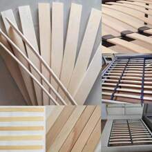 10pcs  74cm/75cm/75.5cm/76cm Slightly Curved Wooden Slats For Replacing Sofa And Bed Boards, DIY Wooden Furniture Accessories - Wood Color - View 4