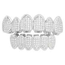 2 件/1 件铜水钻牙套，个性化嘻哈风格男女通用牙齿服装，适合万圣节、派对、角色扮演 - 彩色 - 查看 9