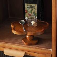 1 buc. Tavă din lemn cu dantelă vintage franceză, tavă înaltă, poate fi plasată pentru aromaterapie, decorațiune interioară Advanced Sense, organizator de depozitare pentru călătorii, înapoi la școală - Multicolor - Vizualizare 8