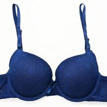 RITA SENSUAL 3 Sujetadores Para Mujer Copa B BR6035B (Colores Pre-seleccionados) - DIseño: Encaje Bordado - Gris - Ver 6