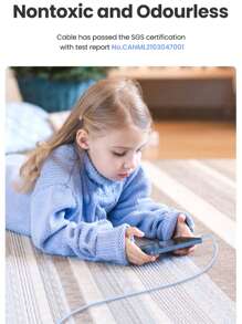 UGREEN PD20W Schnellladekabel kompatibel mit iPhone 14 13 12 Pro Max, MFi-zertifiziertes Lightning-Kabel, Geschenk für Freundin, weiches, farbiges Silikonkabel, Nan Schnellladung, MFi-zertifiziert