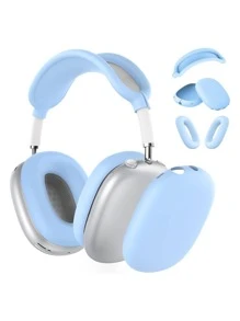 Case Cover Compatible With Air Pods Max Headphones,Ear Pad Case Cover/Ear Cups Cover/Headband Cover Compatible With Air Pods Max,Accessories Silicone Protector Compatible With Apple Air Pods Max. - 彩色 - 查看 9