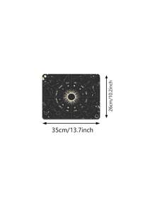 1pc New Design Mouse Pad 90x40cm Large Size Computer Keyboard Desk Pad, Beautiful And Dirt Resistant, Water-Resistant, Simple Star And Sun Design Ideal For Gaming And Office Use, Non-Slip Rubber Base