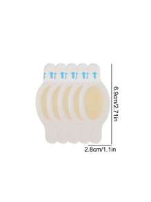 5/15 件装凝胶水泡绷带水泡垫 - 防水水胶体绷带，适用于脚跟、脚趾和脚 - 用于预防和恢复的水泡垫
