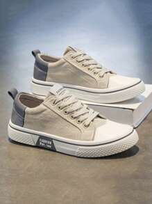 Klassische Segeltuchschuhe für Herren, atmungsaktive, vielseitige, rutschfeste und langlebige Freizeit-Sneaker, geeignet für Teenager/Freizeit im Sommer/Sport im Freien/Urlaubsreisen/Abschlussgeschenke/Geburtstagskleider-Accessoires