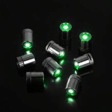 10Pcs LED Mini Lights, Small Led Lights For Dollhouse Silver Plastic Battery Included Doll House Electric Lights For Paper Lantern Party Decoration Crafts Dollhouse Accessories - Green - View 5