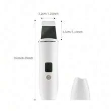 Spatule faciale à vibration Grattoir à peau Épurateur à ultrasons EMS Retrait de boutons et de points noirs Ion Masseuse faciale à cavitation Nettoyant