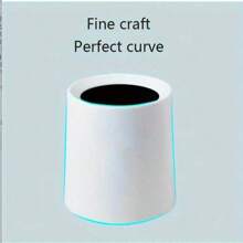 Nordic Style Trash Can, Ins Fashion Desktop Organizer, Washable Mini Trash Can, Multi-Function Divided Waste Paper Bin, Quiet Office Trash Can, College Dorm Storage Organizer, Apartment Desk Organizer Basket, PP Material Trash Can