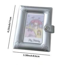 照片卡夹簿，3 英寸迷你照片卡活页夹，40 个口袋，Kpop 照片卡活页夹，适用于追星照片集、返校、学校用品 - 多色 - 查看 3