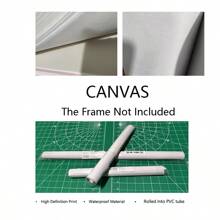 1幅豹纹风格墙面艺术帆布画，时尚猎豹纹帆布画，杂志封面海报，少女风装饰，适合卧室、客厅或宿舍墙面装饰，送给她的礼物，可选无框或有框。 - 彩色 - 查看 7